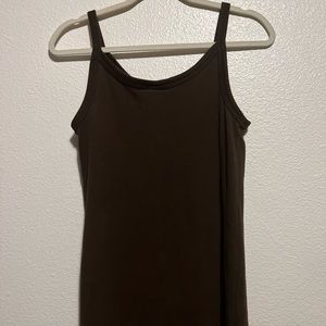 H&M Women Ribbed Fitted Dress Sz M